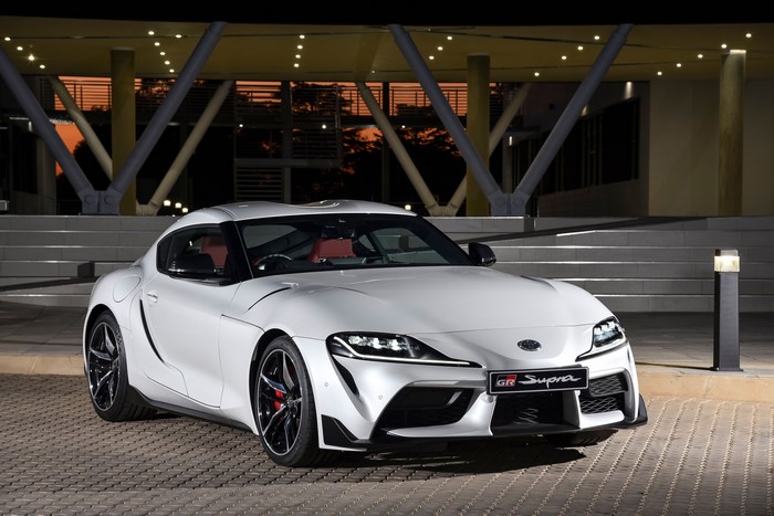 White 2019 GR Supra by Toyota