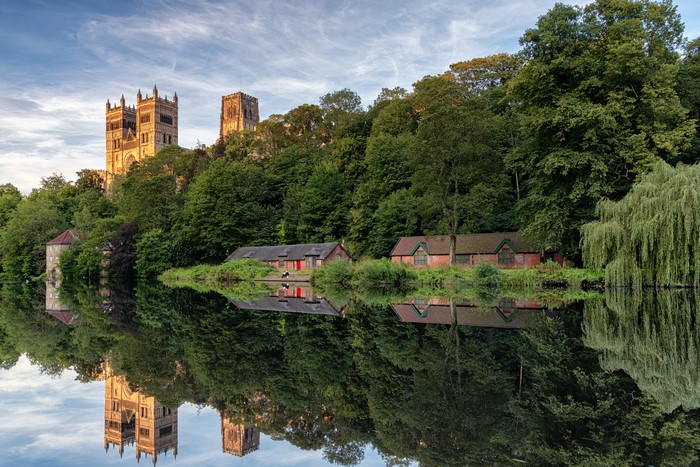 Durham Cathedral and River Wear reflection