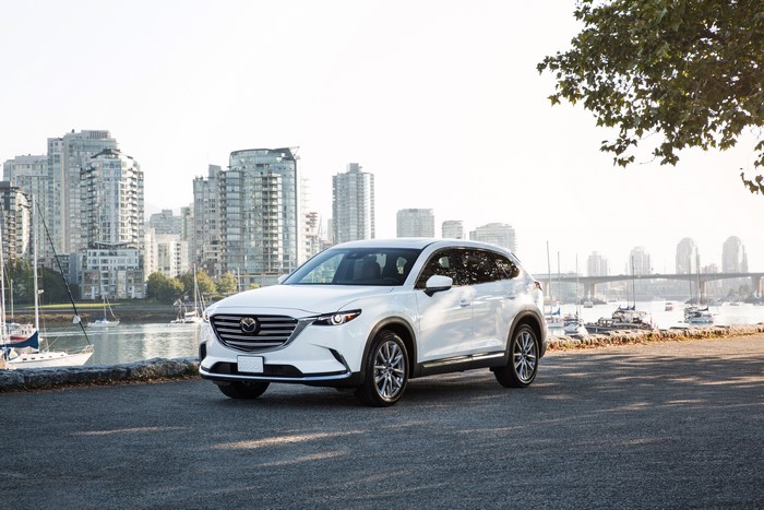 White Mazda CX-9 Metallic Crossover