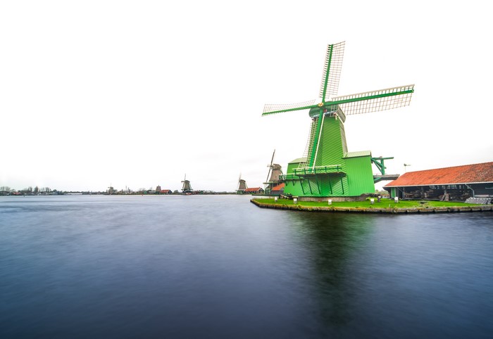 Zaanse Schans windmills in the Netherlands