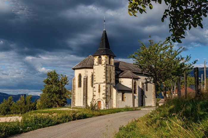 Church of Saint Pierre d'Alvey in Savoie, France