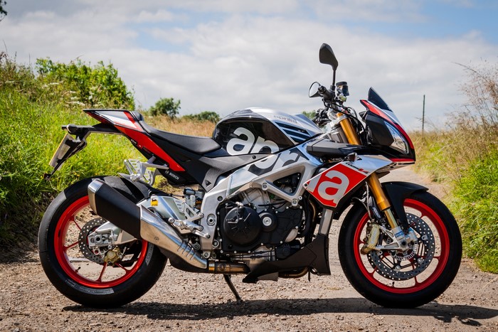 Aprilia Tuono V4 1100 Factory motorcycle side view