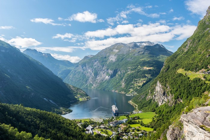 #869086 4K, Geiranger, Mountains, Sky, Norway, Canyon, Clouds - Rare ...