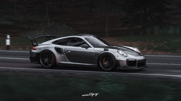 4K Porsche 911 GT2 RS by Wallpy