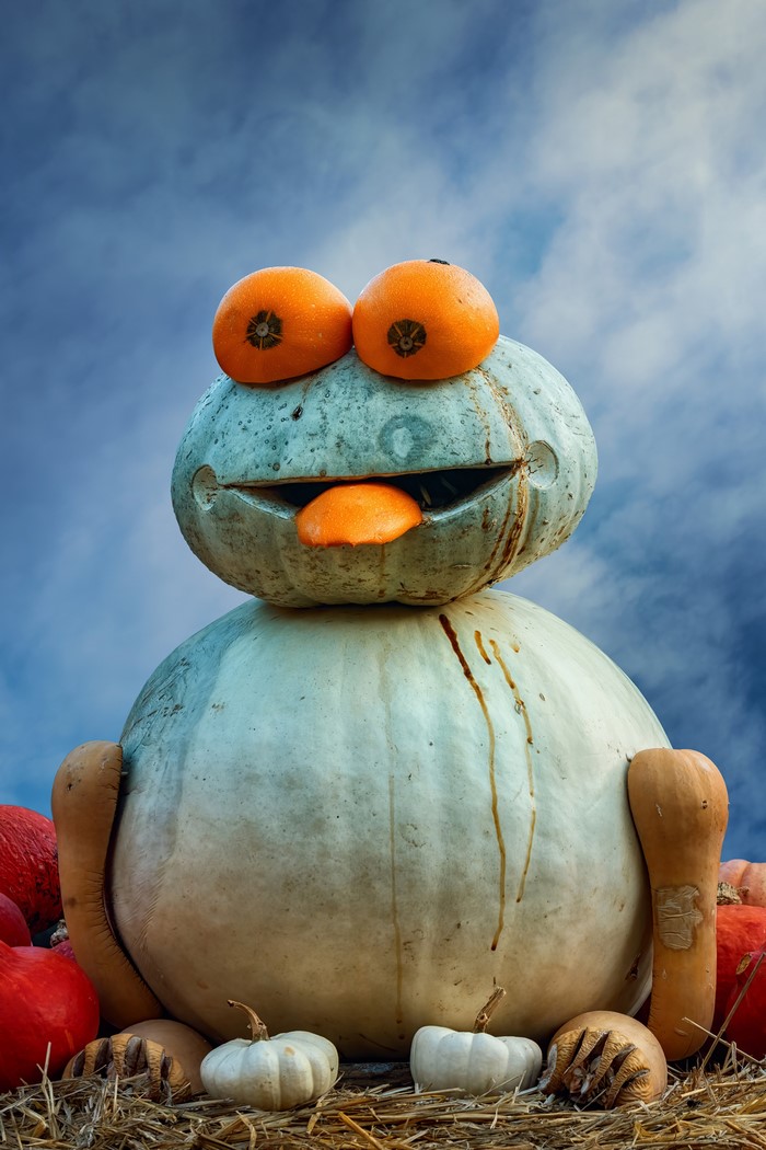 Pumpkin Monster Decoration at Ludwigsburg Pumpkin Festival