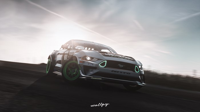 Ford Mustang RTR Monster Energy 2019 by Wallpy