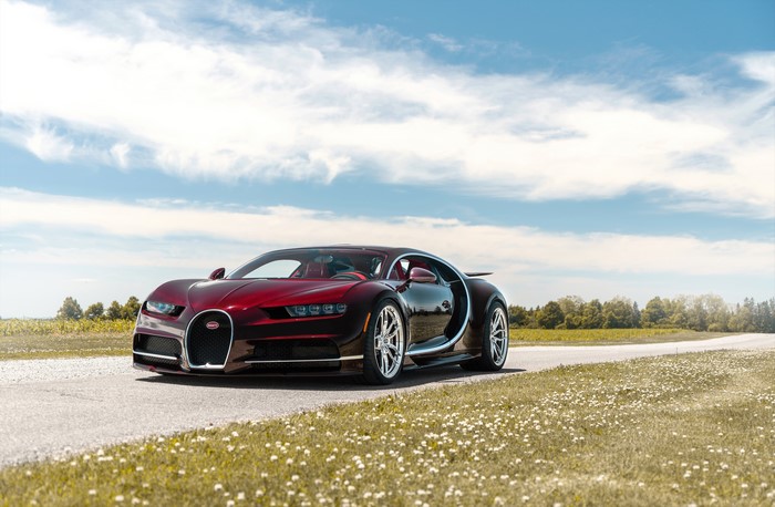 Bugatti Chiron ANRKY Wine Color