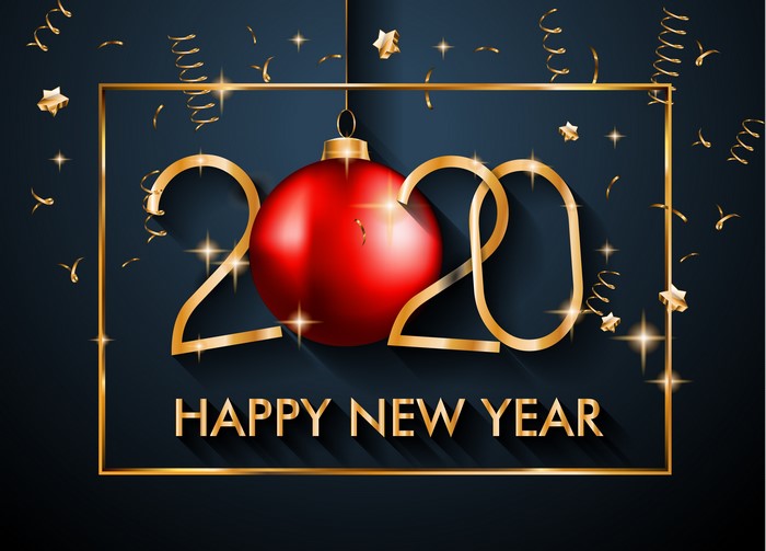 Happy New Year 2020 Christmas Ball