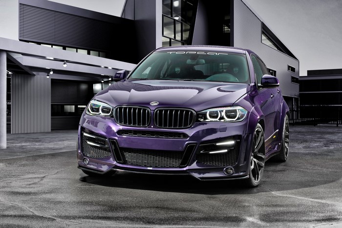 4K Violet Metallic BMW F16 Lumma Design X6R
