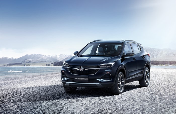 Buick Encore GX Crossover on a Beach