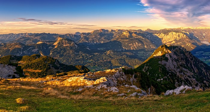 Mountains in Luppitsch, Styria, Austria