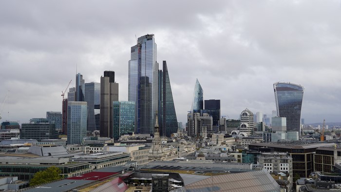 4K London England Skyscrapers Megapolis