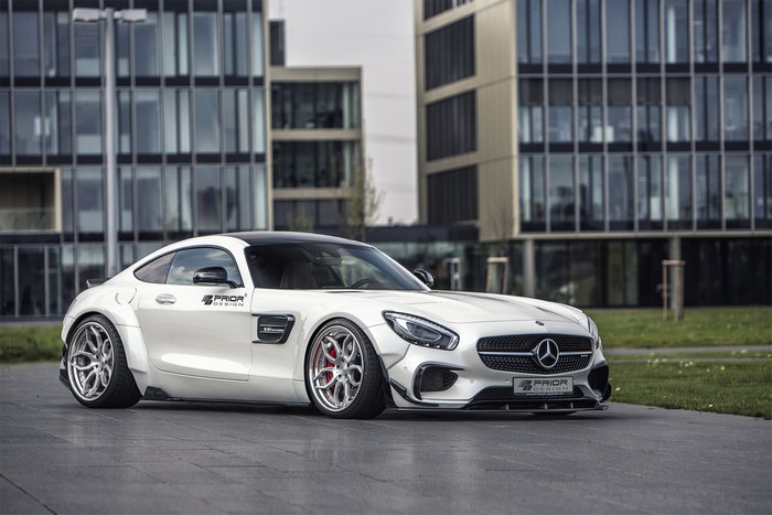 White Mercedes-Benz AMG Prior-Design PD800GT Coupe