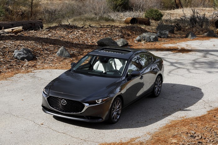 2020 Mazda3 Sedan in Metallic Black