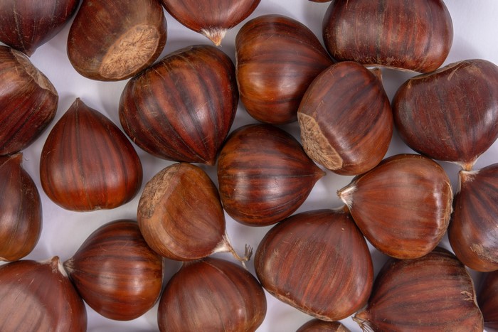 Chestnuts closeup