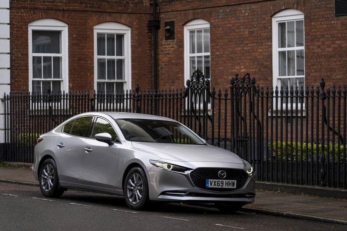 2019 Mazda3 Skyactiv-X Sport Sedan in Silver