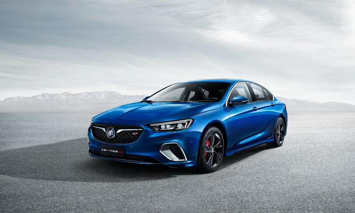 Blue Buick Regal GS 2017