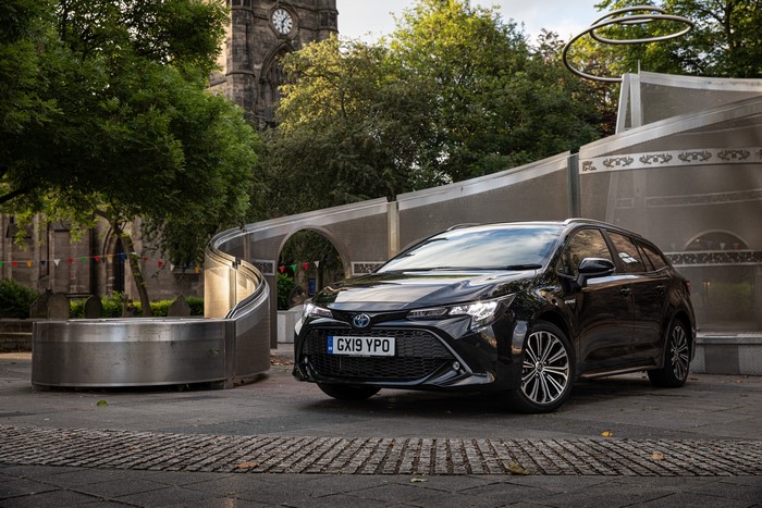 Black 2019 Toyota Corolla Touring Sports Hybrid