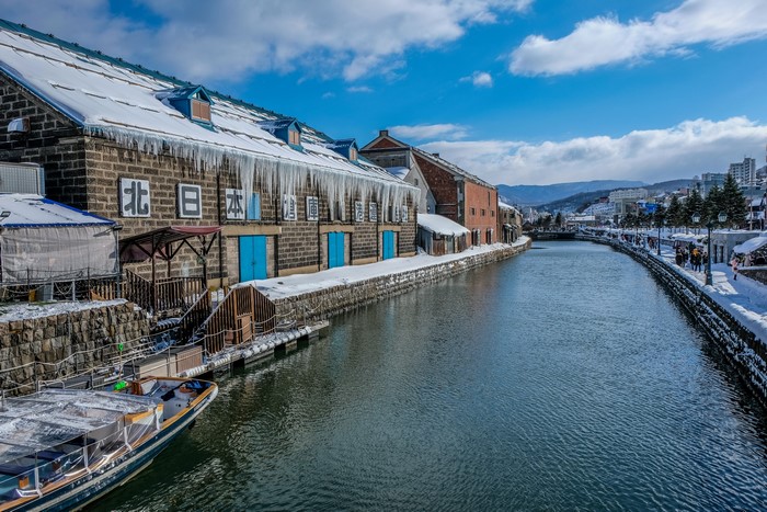 Otaru Canal in Winter, Japan