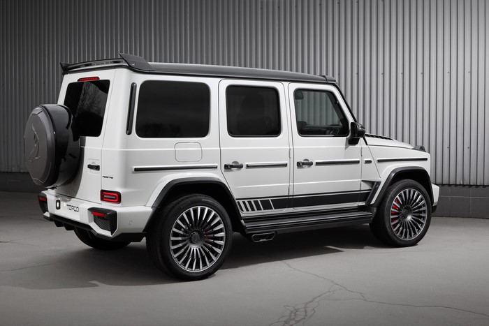 White Mercedes-Benz G-Class AMG Inferno TopCar G63 Edition 1