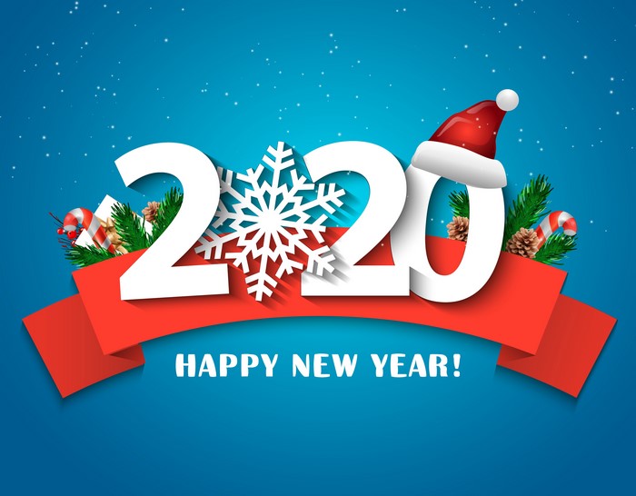 Happy New Year 2020 Christmas Decoration
