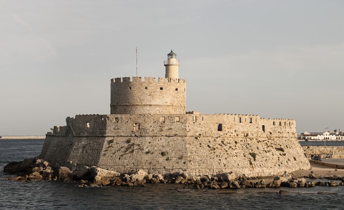 Agios Nikolaos fortress and lighthouse, Greece