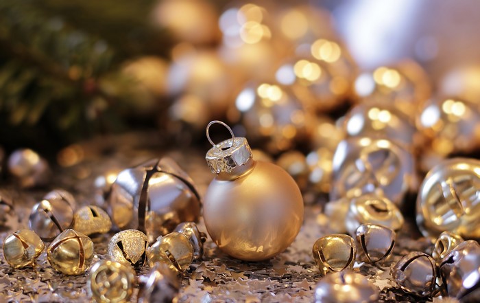 Christmas ornaments and bells