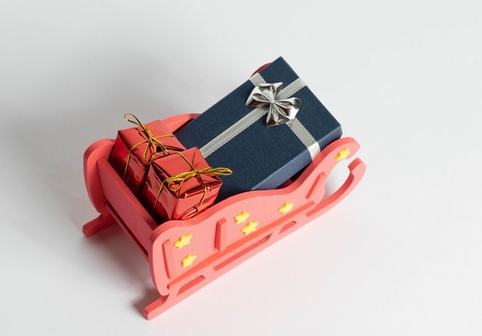 Christmas Sleigh with Gifts