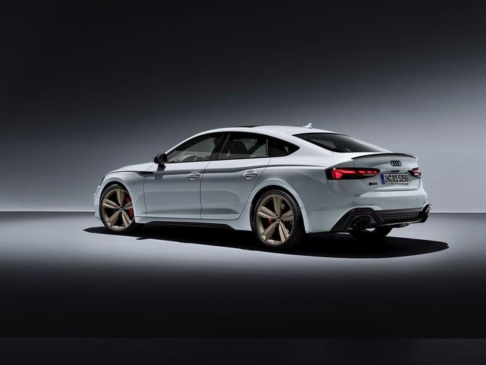 White Audi RS5 Sportback