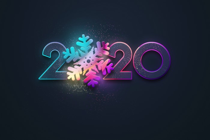 2020 New Year Snowflake