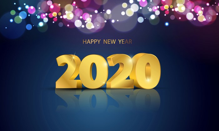 Happy New Year 2020 Golden Text