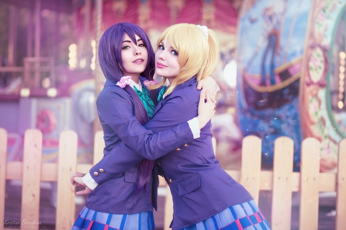 Lesya Yesenina and Agnia Severina from Love Live! School Idol Project Cosplay