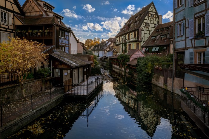 Colmar Alsace France Canal Houses