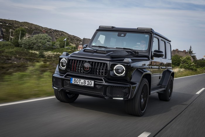 Black Brabus G-Class G63 AMG on a Road