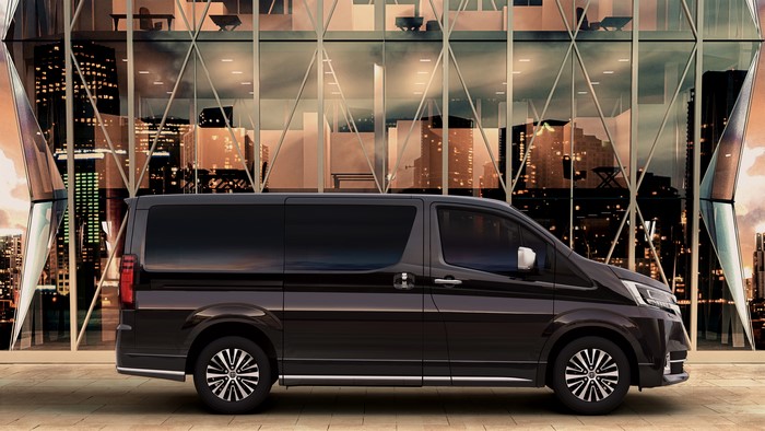 Grey Metallic Toyota Granvia Minivan