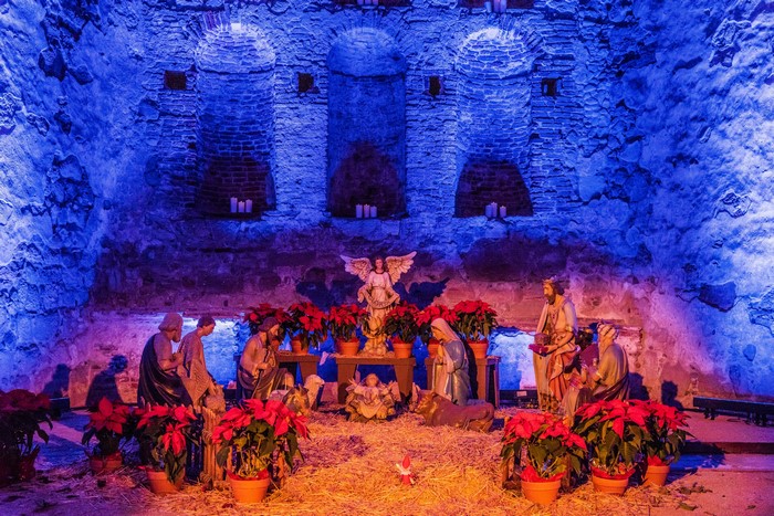 Nativity Scene at Mission San Juan Capistrano