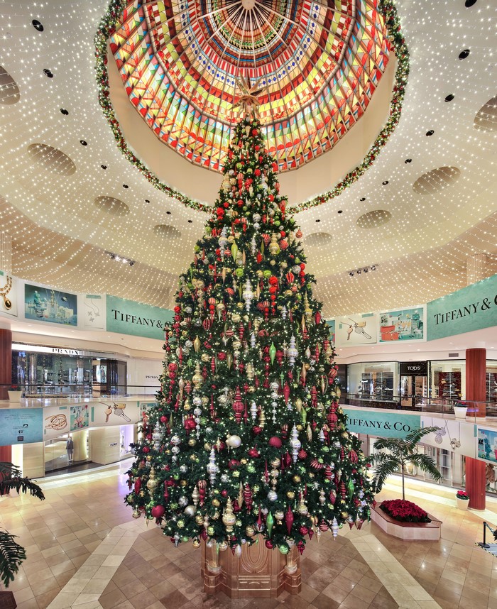 Christmas Tree at South Coast Plaza, USA