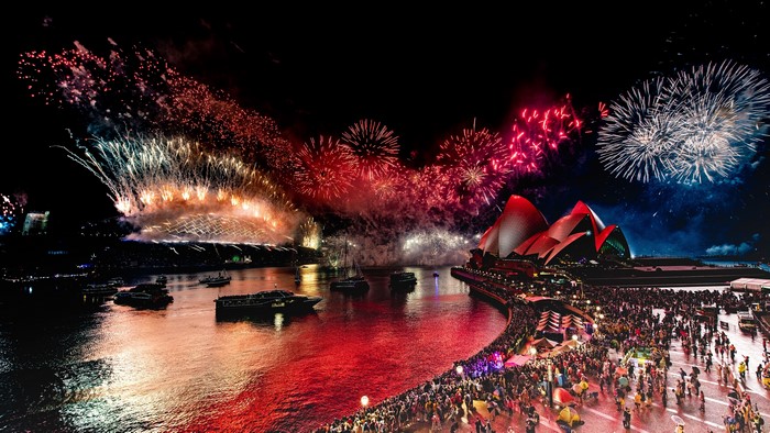 Sydney Opera House Fireworks Display