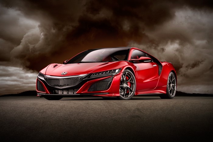Red Honda NSX Coupe