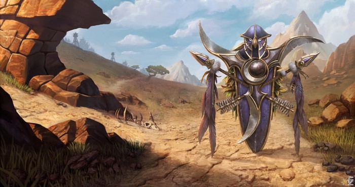 Shield and Spear from World of Warcraft