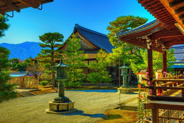 Daikaku-ji Temple in Kyoto, Japan