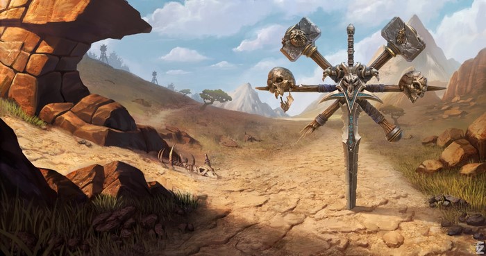 World of Warcraft: Frostmourne and Frost Giant's Cleaver