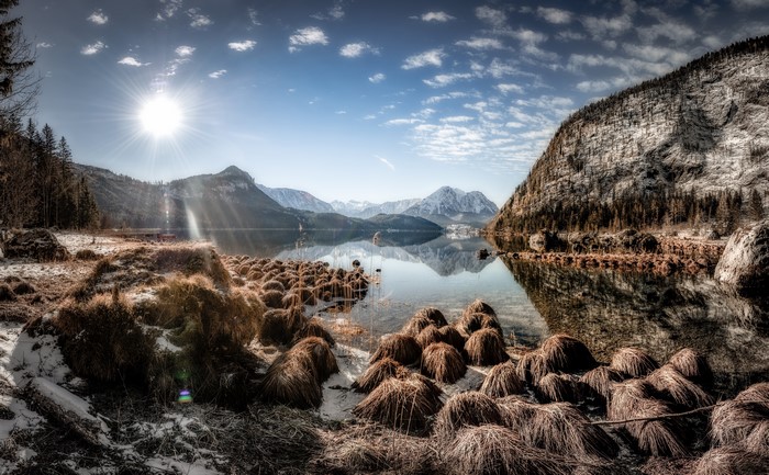 Lake Altaussee, Styria, Austria Scenery