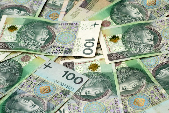 100 Polish Zloty Banknotes