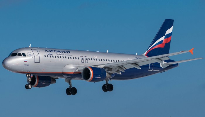 Aeroflot Airbus A320 Airplane