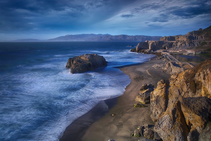 4K Sutro Baths Coast California USA