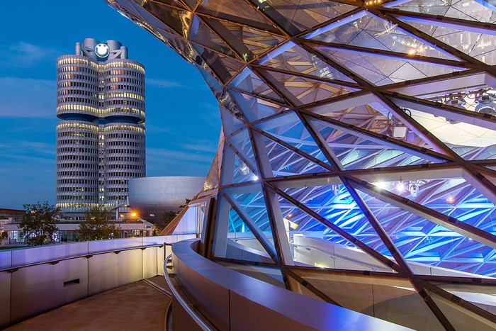 BMW Welt and Headquarters in Munich, Germany