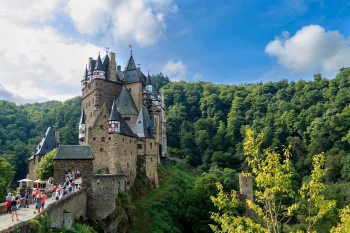 Eltz Castle in Rhineland-Palatinate, Germany