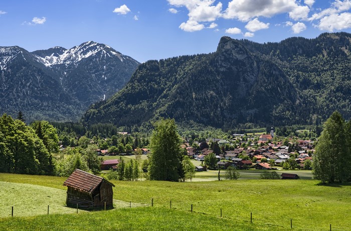 Oberammergau, Germany: Bavarian Village and Mountains