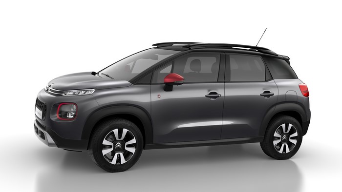 Citroen C3 Aircross 2020 Metallic Grey Side View